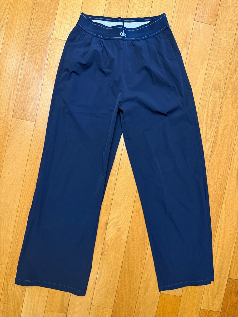 ALO Yoga Navy Wide-Leg Women's Pants